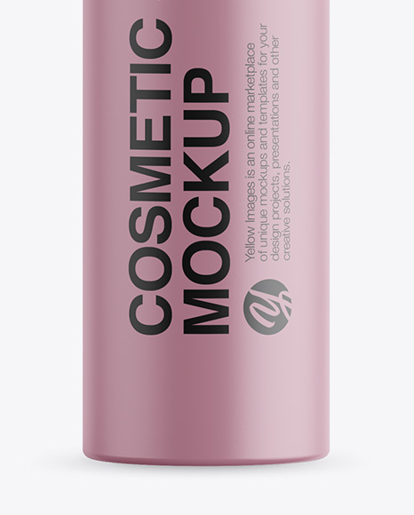 Matte Bottle With Pump Mockup Matte Bottle With Pump Mockup