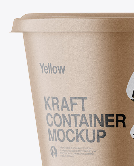 Kraft Container Mockup