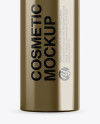 Metallic Bottle With Pump Mockup Metallic Bottle With Pump Mockup