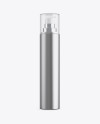 Matte Metallic Bottle With Pump Mockup Matte Metallic Bottle With Pump Mockup