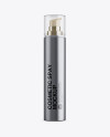 Matte Metallic Bottle With Pump Mockup Matte Metallic Bottle With Pump Mockup