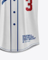 Baseball Sleeveless Shirt Mockup - Front View