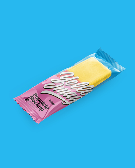 Popsicle Mockup - Front View