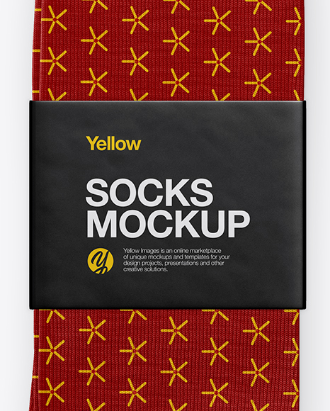 Socks Mockup - Top View