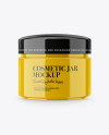 Glossy Cosmetic Jar Mockup Glossy Cosmetic Jar Mockup