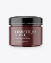 Matte Cosmetic Jar Mockup Matte Cosmetic Jar Mockup