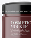 Matte Cosmetic Jar Mockup