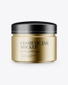 Matte Metallic Cosmetic Jar Mockup Matte Metallic Cosmetic Jar Mockup