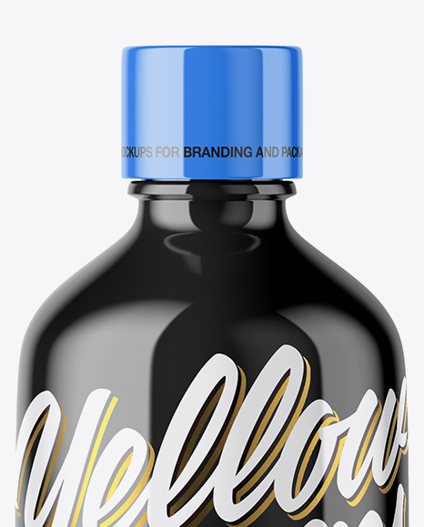Glossy Plastic Bottle Mockup Glossy Plastic Bottle Mockup