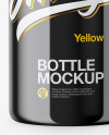 Glossy Plastic Bottle Mockup Glossy Plastic Bottle Mockup