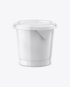 325g Yogurt Cup Mockup - Front View