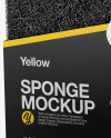 Sponge Mockup - Half Side View Sponge Mockup - Half Side View