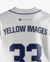 Baseball Sleeveless Shirt Mockup - Back View