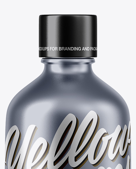 Metallic Plastic Bottle Mockup Metallic Plastic Bottle Mockup