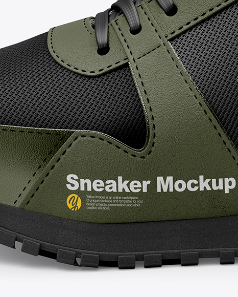 Sneaker Mockup - Left Side View