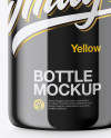 Glossy Plastic Bottle Mockup Glossy Plastic Bottle Mockup