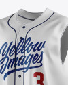 Baseball Sleeveless Shirt Mockup - Half Side View