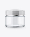 Frosted Cosmetic Jar Mockup