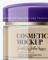 Clear Cosmetic Jar Mockup Clear Cosmetic Jar Mockup
