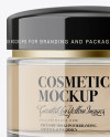 Clear Cosmetic Jar Mockup Clear Cosmetic Jar Mockup