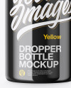 Glossy Bottle With Dropper Mockup