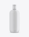 Matte Plastic Cosmetic Bottle Mockup