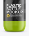 Matte Plastic Cosmetic Bottle Mockup