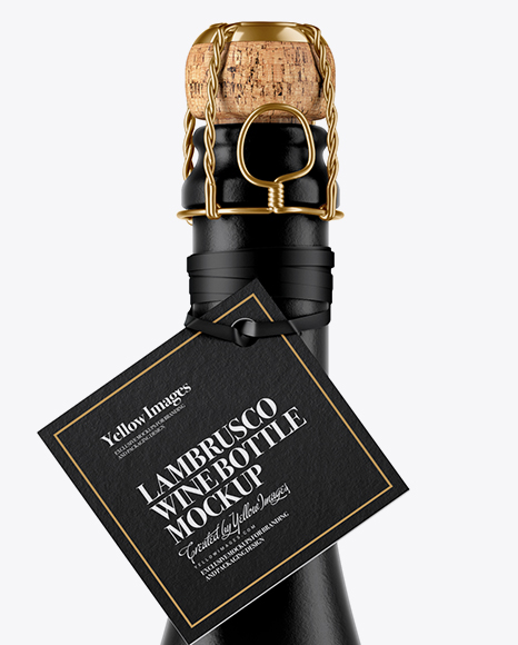 Matte Ceramic Bottle Mockup