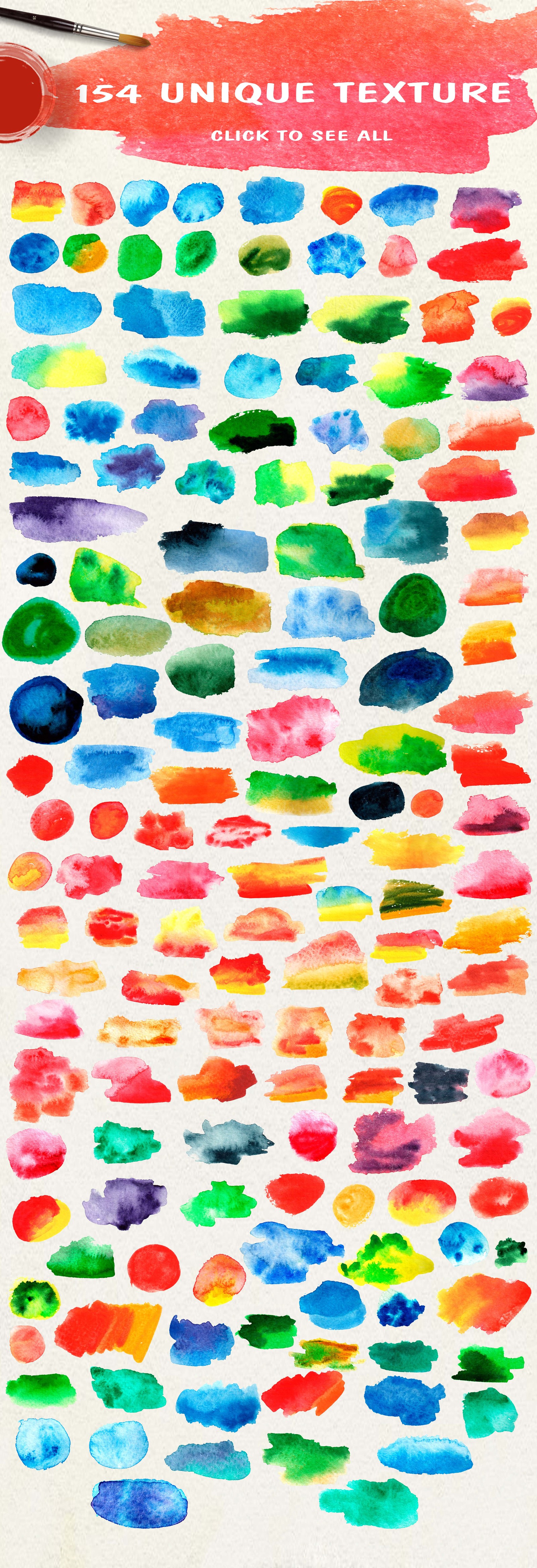 Watercolor Texture Pack