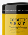 Glossy Cosmetic Jar Mockup Glossy Cosmetic Jar Mockup
