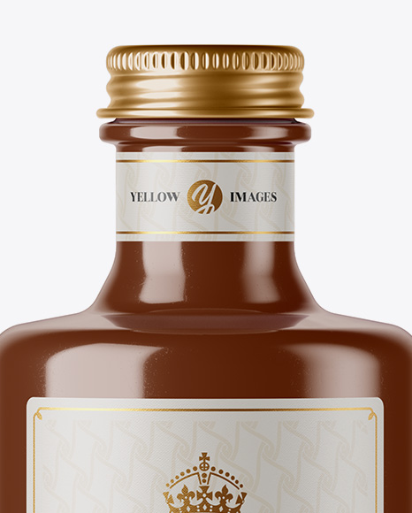 Glossy Ceramic Bottle Mockup Glossy Ceramic Bottle Mockup