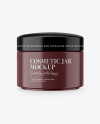 Matte Cosmetic Jar Mockup Matte Cosmetic Jar Mockup