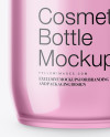 Frosted Cosmetic Bottle Mockup Frosted Cosmetic Bottle Mockup