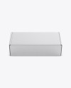 Kraft Paper Box Mockup - Front View (High-Angle Shot)
