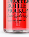 Clear Glass Dropper Bottle Mockup