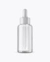 Clear Glass Dropper Bottle Mockup Clear Glass Dropper Bottle Mockup