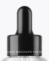 Clear Glass Dropper Bottle Mockup Clear Glass Dropper Bottle Mockup