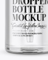 Clear Glass Dropper Bottle Mockup Clear Glass Dropper Bottle Mockup