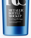 700ml Matte Metallic Bottle Mockup