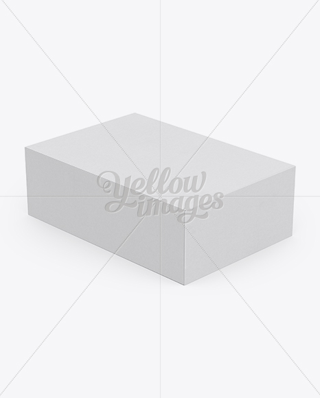 Large Carton Gift Box Mockup