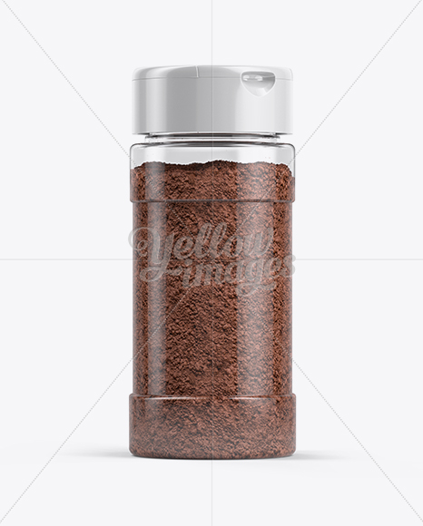 Ground Chocolate Jar Mockup