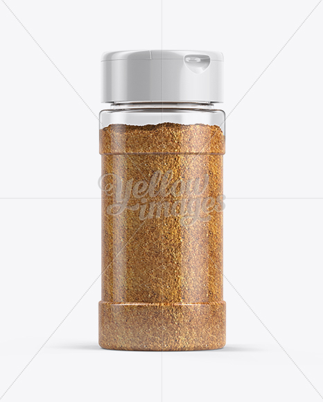 Yellow Spice Jar Mockup