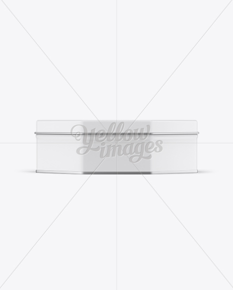 Octagonal Tin Box Mockup