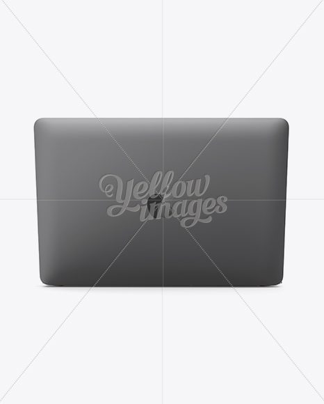 Apple MacBook Mockup – Back View