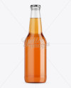 330ml Apple Juice Bottle Mockup