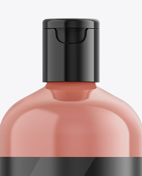 Cosmetic Bottle With Liquid Mockup