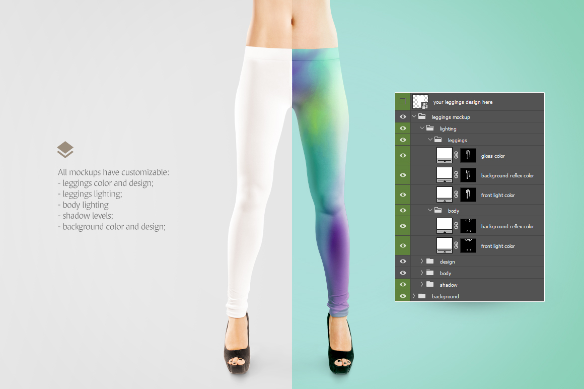 Leggings Mockup Leggings Mockup