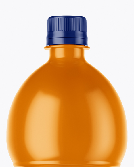 1.5L Glossy Plastic Bottle Mockup