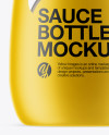 Matte Sauce Bottle Mockup