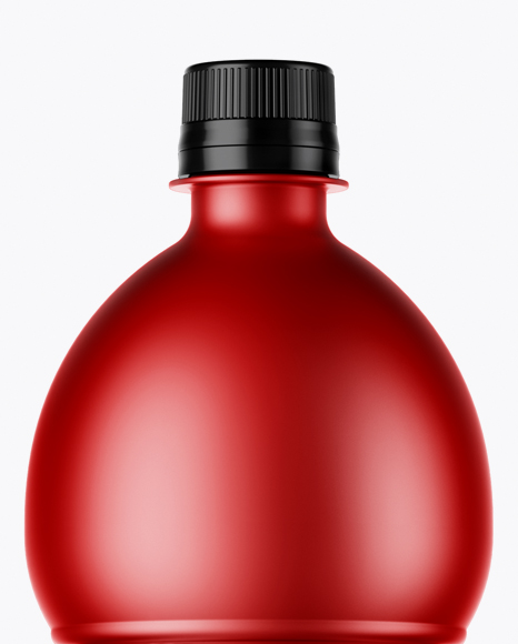 1.5L Matte Metallic Bottle Mockup